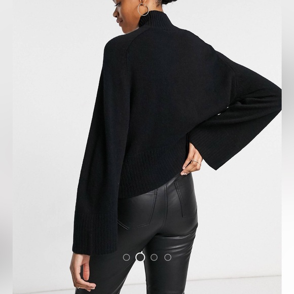 Weekday saga cropped turtle neck sweater - Picture 6 of 9